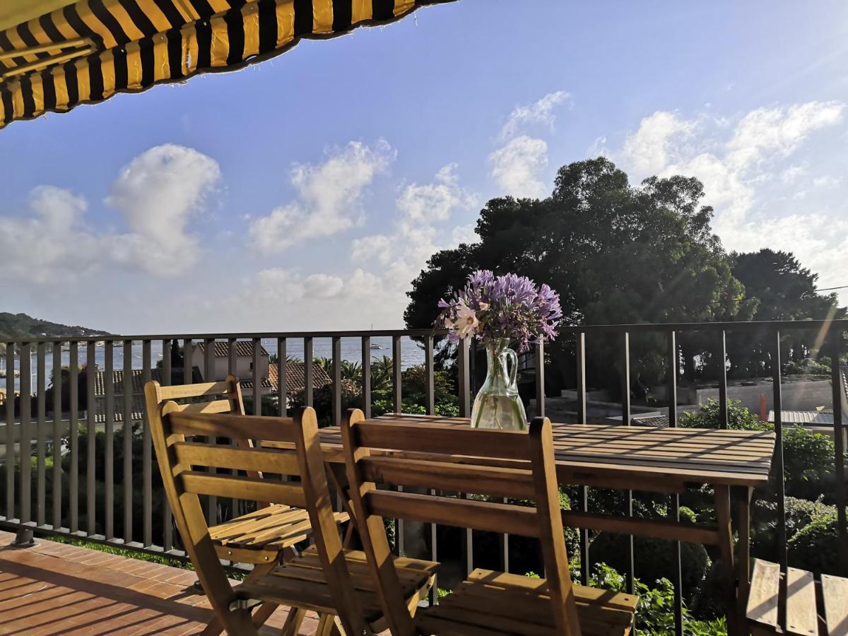 Appartement Cosy Vue Mer A 50 M De La Plage - Refait A Neuf Et Climatise Le Pradet Dış mekan fotoğraf