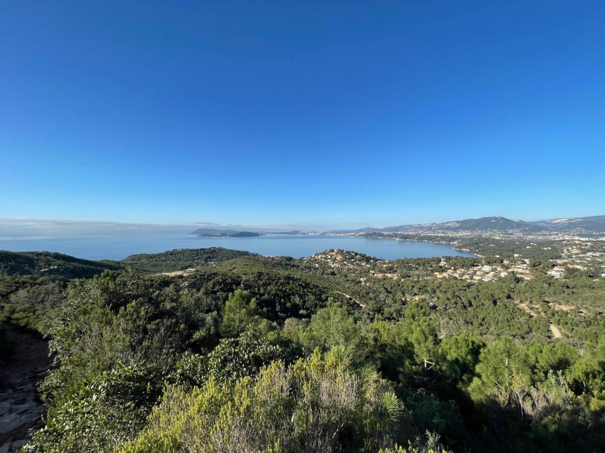 Appartement Cosy Vue Mer A 50 M De La Plage - Refait A Neuf Et Climatise Le Pradet Dış mekan fotoğraf