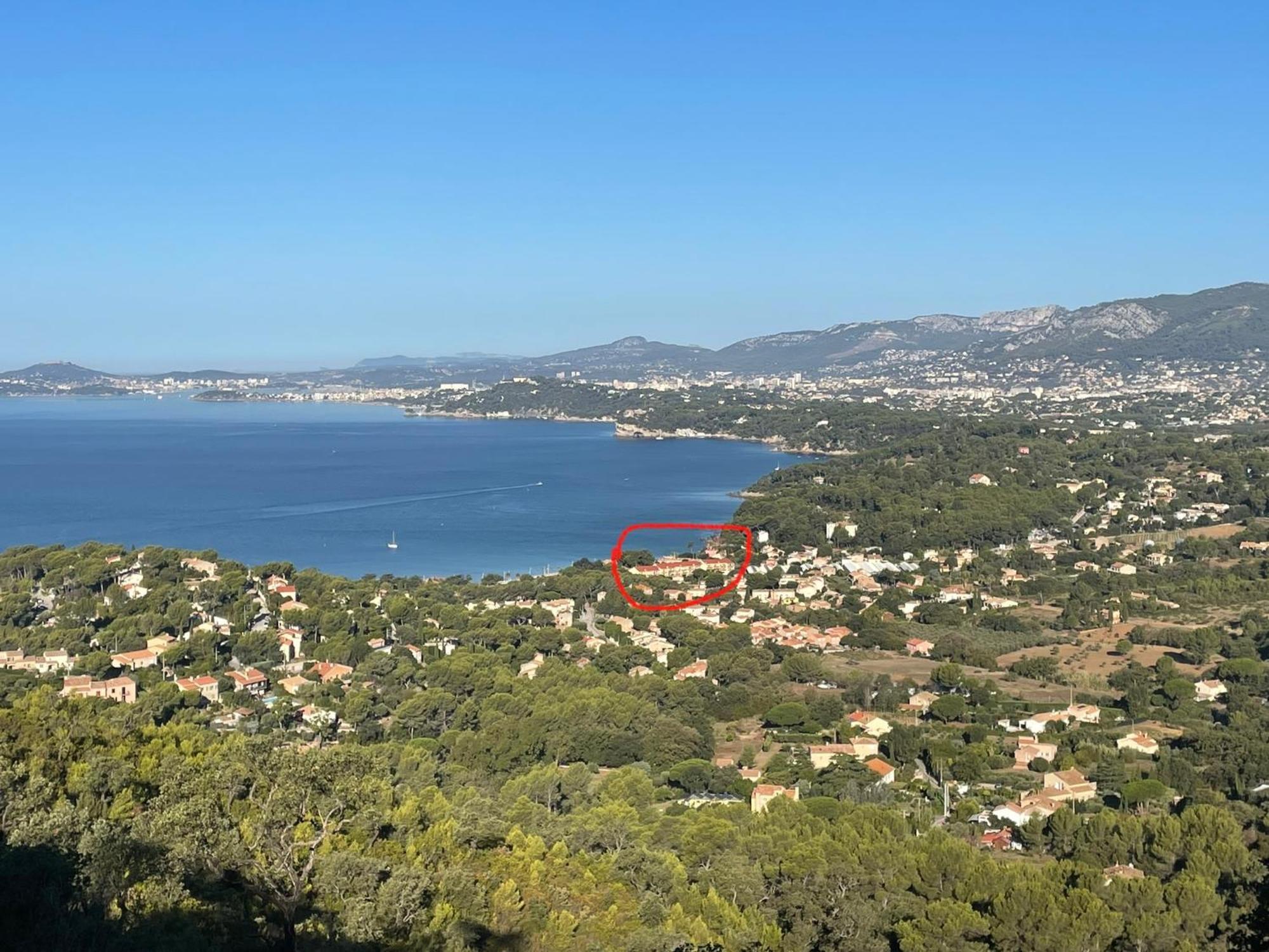 Appartement Cosy Vue Mer A 50 M De La Plage - Refait A Neuf Et Climatise Le Pradet Dış mekan fotoğraf