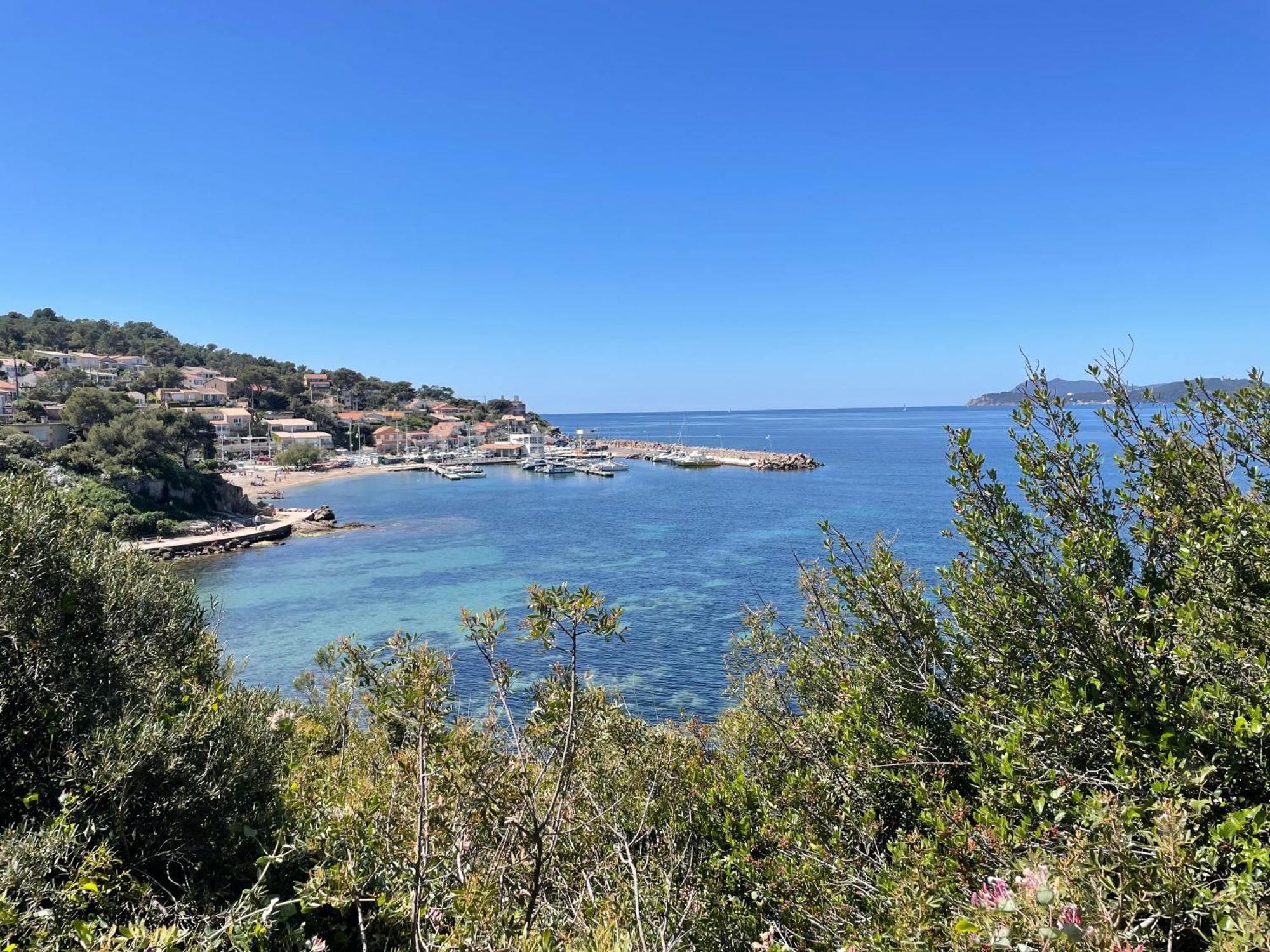 Appartement Cosy Vue Mer A 50 M De La Plage - Refait A Neuf Et Climatise Le Pradet Dış mekan fotoğraf